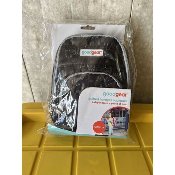 GoodGear Quilted Backpack with Safety Harness toddler - Picture 2 of 4